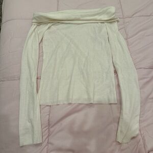 Babaton Cream Long Sleeve Top